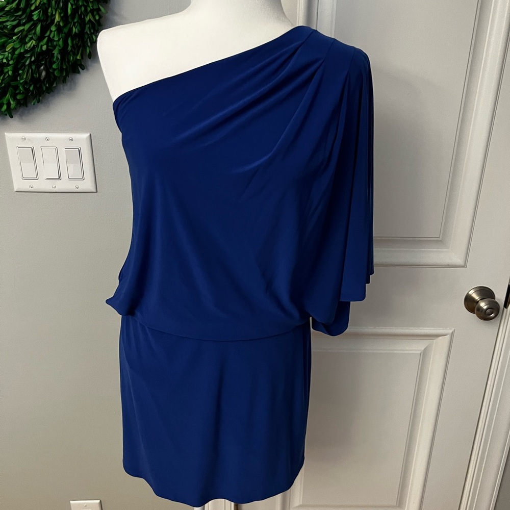 Jessica Simpson one shoulder dress EUC